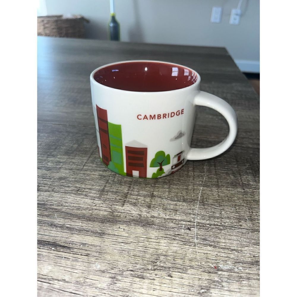 Starbucks CAMBRIDGE You Are Here Coffee Tea Mug Cup YAH 14 oz